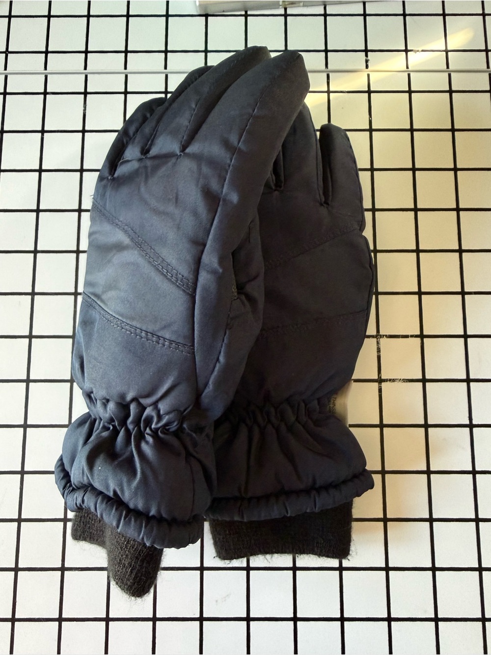 Navy Blue Insulated Winter Gloves